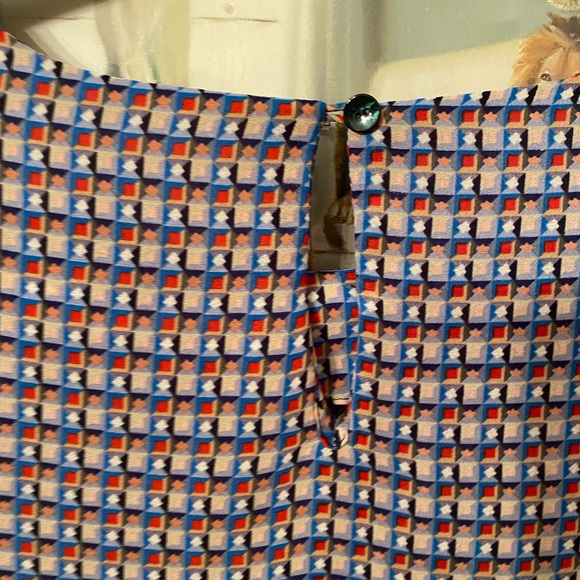 Women's Violet + Claire Multicolor Diamond Patterned Top Size Small - Picture 4 of 7